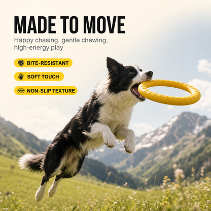 Natural Rubber Ring Dog Chew Toy