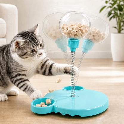 3-in-1 Interactive Treat Dispenser & Slow Feeder Toy