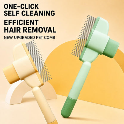Self-Cleaning Slicker Brush for Cats & Dogs
