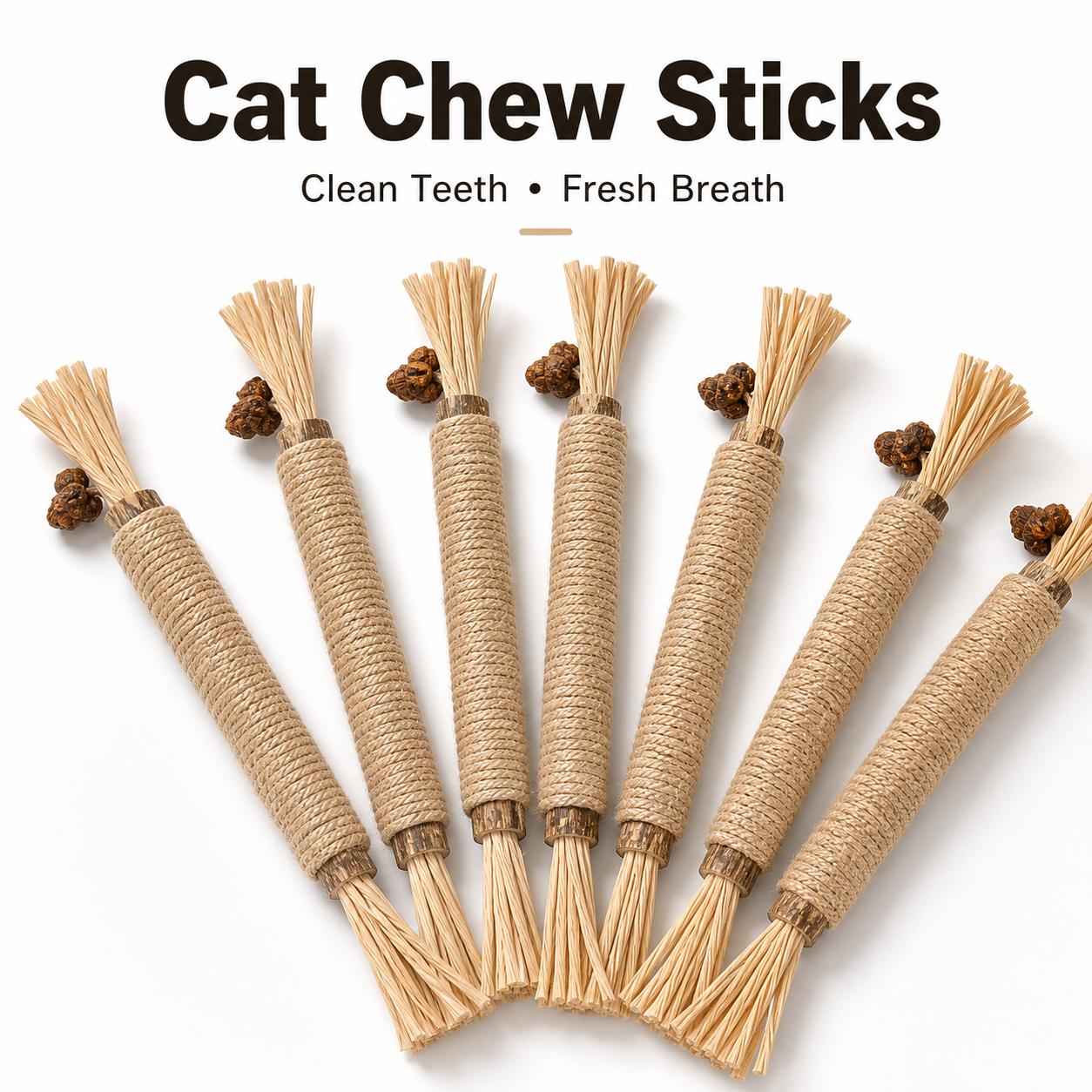 Cat Dental Chew Stick - Silvervine Teeth Cleaning Toy