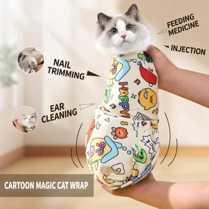 Reusable Cat Grooming Wrap - Anti-Scratch Restraint