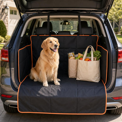 Waterproof Dog Car Trunk Liner - Heavy Duty SUV Cargo Cover