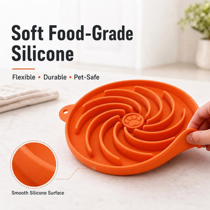 Silicone Slow Feeder Bowl - Anti-Gulp Maze Dish