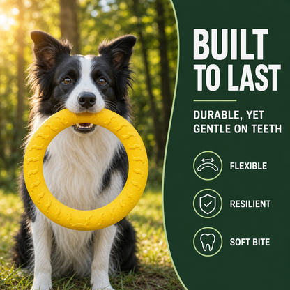 Natural Rubber Ring Dog Chew Toy
