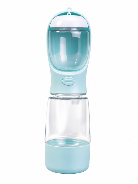 3-in-1 Portable Dog Water Bottle with Bowl & Food Cup