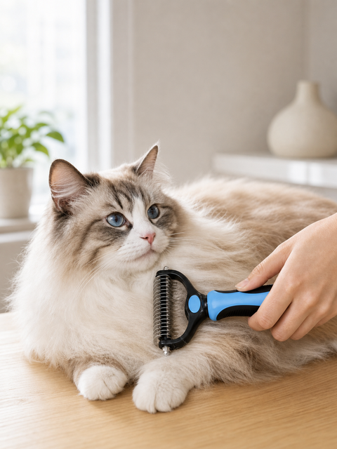 Pet Undercoat Rake - Dog & Cat Deshedding & Dematting Brush