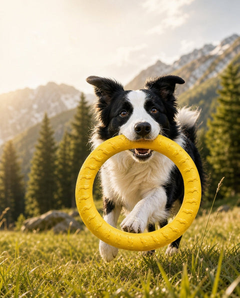 Natural Rubber Ring Dog Chew Toy