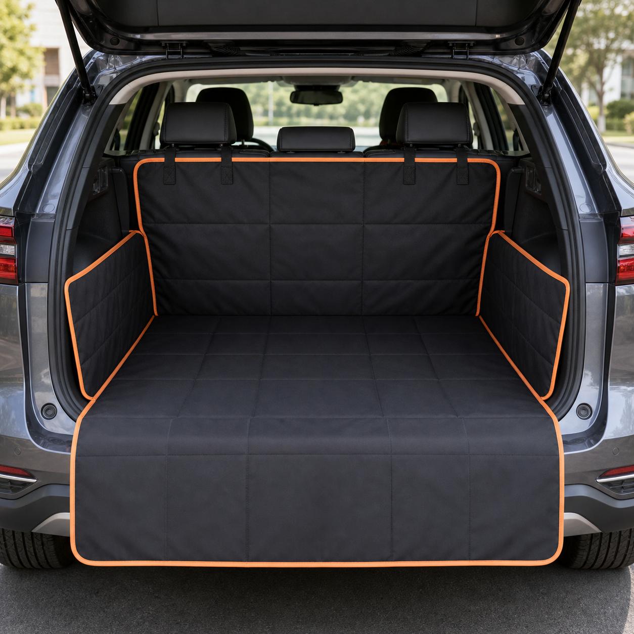 Waterproof Dog Car Trunk Liner - Heavy Duty SUV Cargo Cover