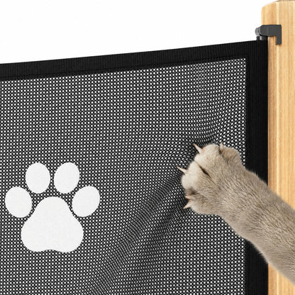 Easy-Install Mesh Pet Gate - No-Drill Safety Barrier