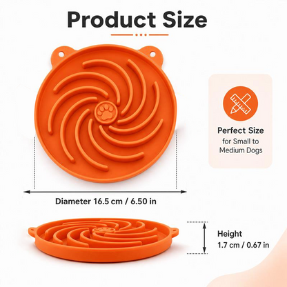 Silicone Slow Feeder Bowl - Anti-Gulp Maze Dish