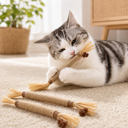 Cat Dental Chew Stick - Silvervine Teeth Cleaning Toy