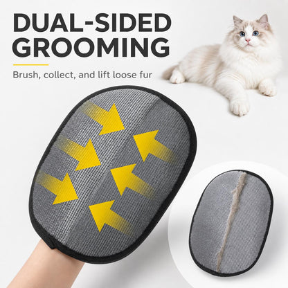 Reusable Pet Hair Removal Glove for Cats & Dogs