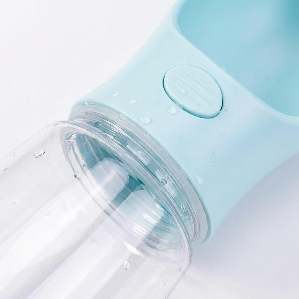 3-in-1 Portable Dog Water Bottle with Bowl & Food Cup