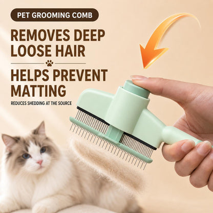 Self-Cleaning Slicker Brush for Cats & Dogs